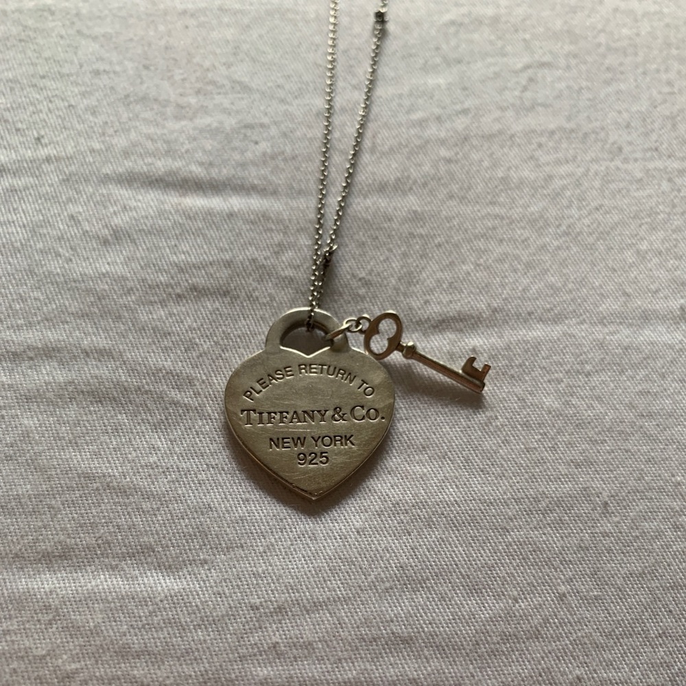 Return to Tiffany Heart Tag with Key